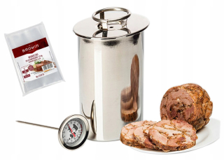 Hrniec na šunku - Heaper set. Masable korálku 1,5kg + teplomer + tašky