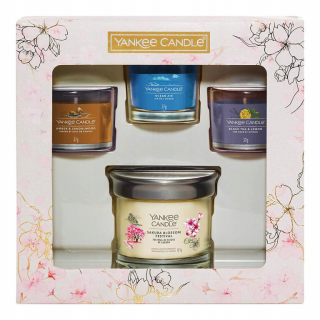 Tradičné sviečky parafín Sakura Blossom Festival Yankee Candle 4 PCS.