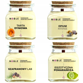 Tradičná sójová sviečka Noble 4 ks.