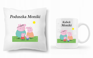 Vankúš -  Ošípané čerpadlo set vankúš Cup Darček