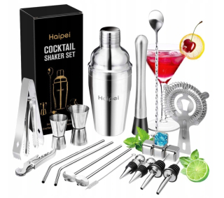 Bartending Set na nápoje Shaker 750 ml 22 prvkov