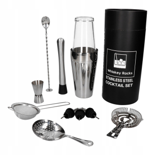 Bartending set whisky rocks 11 prvkov