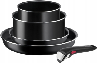 Sada panvíc Tefal L1599502 Ingenio Easy On 5 kusov čierna