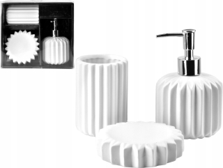 Kúpeľňa Set Soap DispenSer White Cup