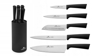 Sada nožov v Gerlach Smart Black 5 blok