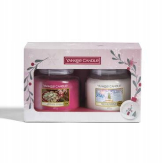 Peppermint Pinwheels Sneh Globe Wonderland Yankee Sviečka 1 ks