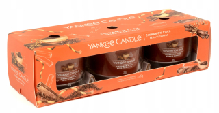 Tradičná sviečka parafín Cinnamon Stick Yankee Candle 3 PCS.