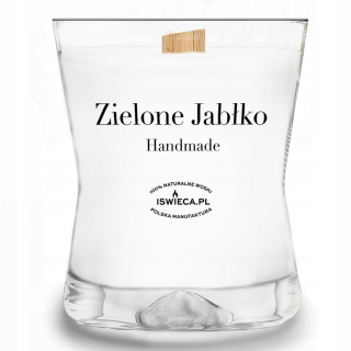 Scéna sójová sójová zelená jablko