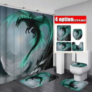 Zelený štýl toalety Mats-3 PCS PCS Flying SM