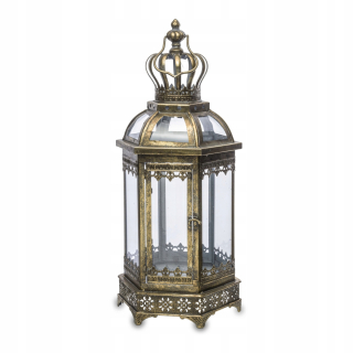 Lampáš, svietník - Golden Lantern Garden Flower 64 cm