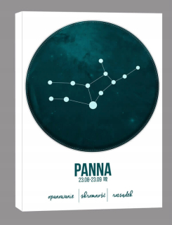 Znamenie zverokruhu, Panna - maľba na plátne