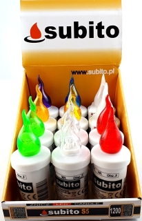 Sviečky, svetlo na hroby - LED elektrické vložky Subito S5 12 PCS.