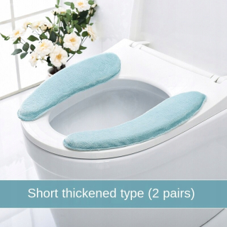 WC doska - Žltý štýl toalety vankúš domáci vankúš zimná podložka