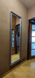 Kúpeľňové zrkadlo - Nástenné zrkadlo G-Plast, obdĺžnik, drevený rám, 500 x 1500 mm