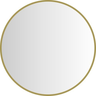 Kúpeľňové zrkadlo - Galakor nástenné zrkadlo, kruh, kovový rám, 1000 x 1000 mm