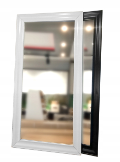 Kúpeľňové zrkadlo - Obdĺžnikové nástenné zrkadlo továrenské zrkadlo 600 x 1400 mm