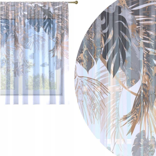 Hotová záclona - Klasický polyesterový záves 300 cm x 150