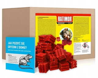 Otrava na myši - JED CUBE MYŠ, POTKAN RATIMOR 10 KG DDD