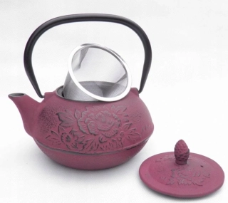 Čajník, kanvica na čaj - Infuser Liatinová kanvica na čaj 0,9 L