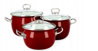 Sada hrncov - Sada hrncov indukčná ENAMEL Emajlo 8el OLKUSZ