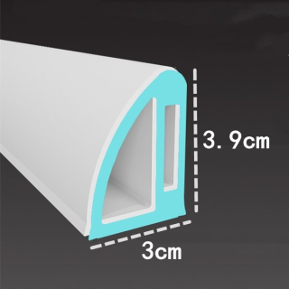 Biely štýl 140 cm viacúrového silikónu zomrel
