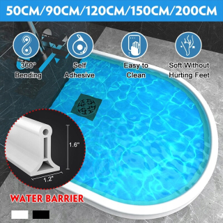 Biely štýl 150 cm 40 mm výška bez ohybu kúpeľne