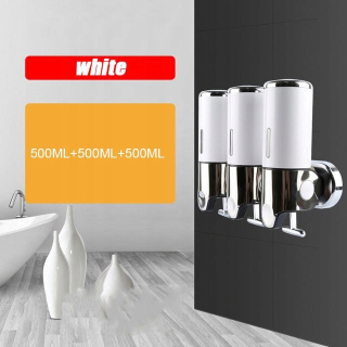 Biely štýl 1500 ml nástenné mydlové dávkovač mydlového mydla