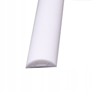 Biely štýl 250 cm prahová hodnota silikónu