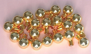 Vianočné ozdoby - Floristický priemer Baubles 1,5 cm 20ks zlatý lesk