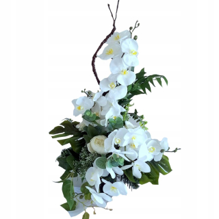 Veniec, kvety ikebana na hrob - Kytica na cintoríne