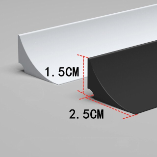 Čierny štýl 200 cm 1 m-3 m kuchyňa zomrela kremíka