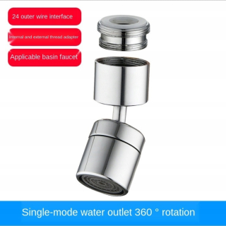 Čierny univerzálny štýl 360 stupňov Rotary Tap s