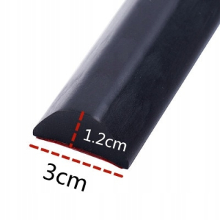 Čierny dlhý štýl 200 cm horúce predajné korok