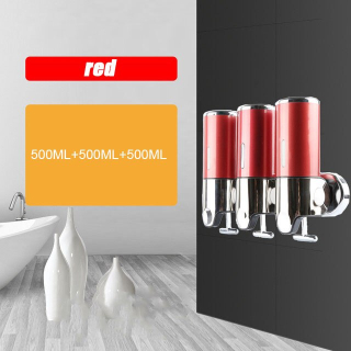 Červený štýl 1500 ml kvapalné mydlo dávkovač