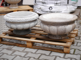 IBC Pot 33 cm priemer 60 cm žula