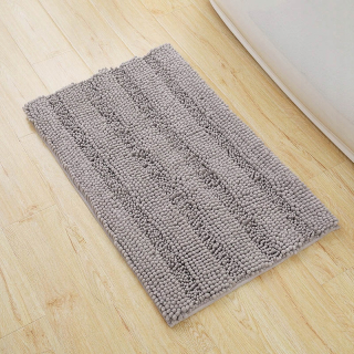 Svetlo šedý štýl 40x120cm anti -slip rohož k uhlu