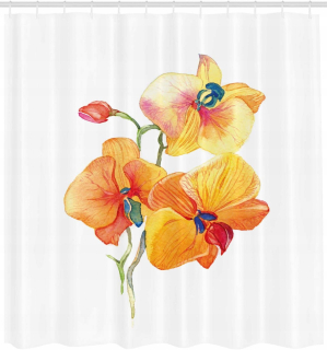 Cortina de Spirit Floral Pétal Sprchova opona