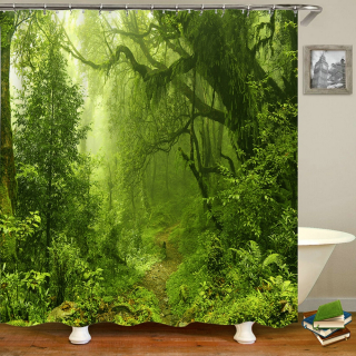 Cortina de Spirit Cortin Curtain Con paisaje f