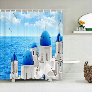 sprchový záves Cortina de duch con estampado