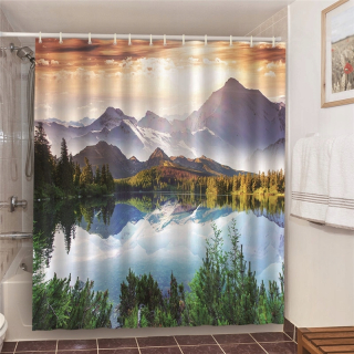 sprchový záves Cortina de duch de paisaje Na
