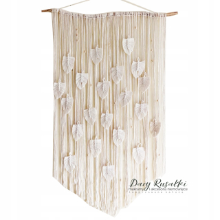 Dream Catcher Grey Macram Decoration boho listy