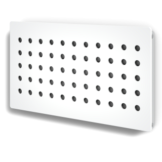 Kryt chladiča MDF 179 x 68 cm biely