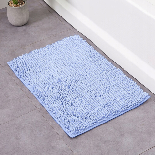 Modrý štýl 40x120cm mäkký koberec anti -slip