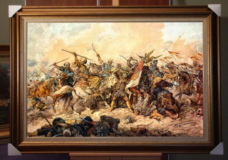 Walewosz zomiera na obranu bannera neďaleko Khotyn
