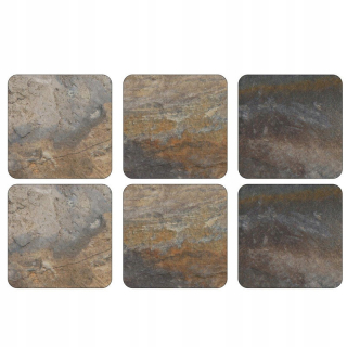 Podložka na stôl - Malé vankúšiky pre stôl pre šálku 6 ks rock 10,5 cm
