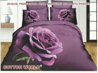 Posteľné obliečky - Cotton World 220 cm x 200 40x40cm, sada 70x80cm