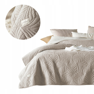 Room99 prehoz polyester 200 cm x 220 cm béžová, krémová, odtiene hnedej, odtiene ružovej, odtiene sivej, odtiene zelenej