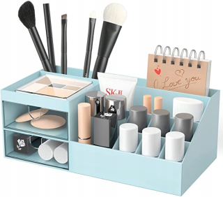 Priehľadný kozmetický úložný box