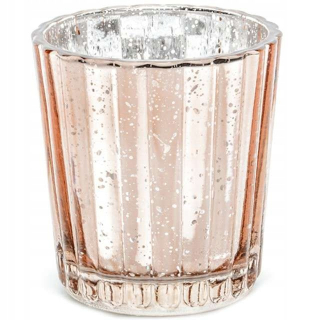 Svietník na stôl - Glass Candlestick Party Deco 6 cm