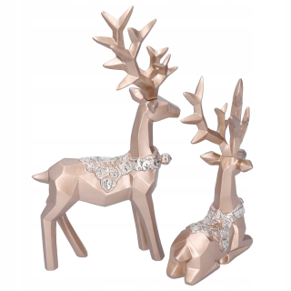 Elk Sculpture 24 cm stolová dekorácia yx69a